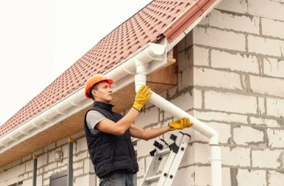 Pose et remplacement de gouttières à Haussez